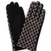 Textured Multi-Color Weave Touchscreen Gloves