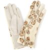 Embroidered Floral Touchscreen Gloves
