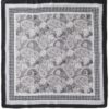 Bandana with Paisley Print and Houndstooth Border