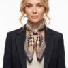 Bohemian Geometric Bandana - Floral Border Print