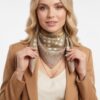 Bohemian Geometric Bandana - Floral Border Print