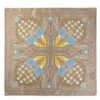 Bohemian Geometric Bandana - Floral Border Print