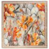 Watercolor Tulip Meadow Bandana - Layered Border