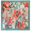 Watercolor Tulip Meadow Bandana - Layered Border
