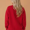 Jesus Saves Mock Neck Graphic Sweatshirt