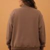 Plus Size Reversible Sweatshirt with WWJD/AMEN Graphic