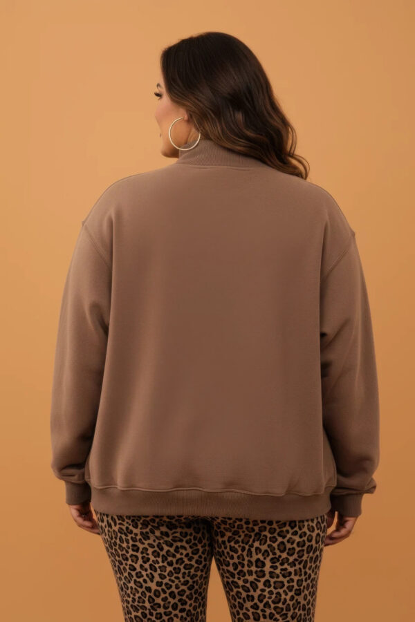 Plus Size Reversible Sweatshirt with WWJD/AMEN Graphic