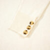 Bishop-Sleeve Crewneck Sweater with Button Cuffs