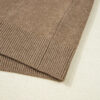 Bishop-Sleeve Crewneck Sweater with Button Cuffs